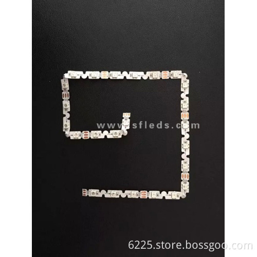 Digital s shape led strip, 60leds/m 360 degree bending led strip